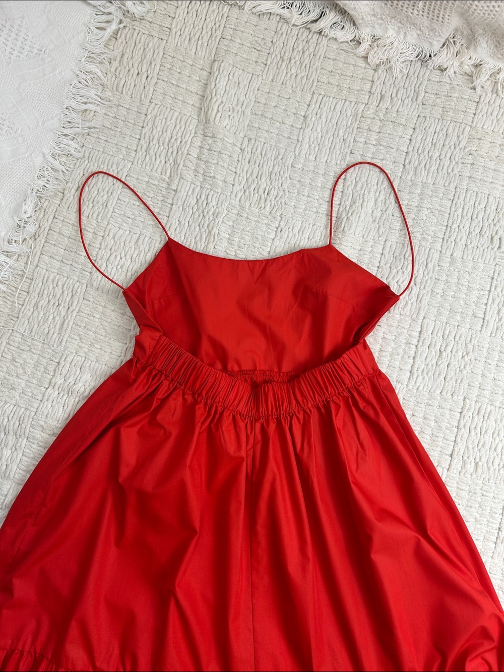 NWT Commense Solid Backless Long Dress Red Small - Picture 6 of 8